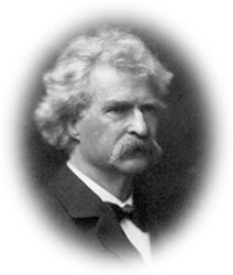 Portrait of Mark Twain
